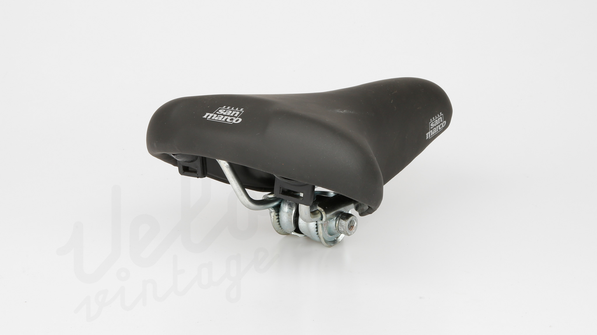 Selle Vélo Vintage Selle San Marco, Cuir Noir, 275 X 135 Mm, Pour Vélo Course