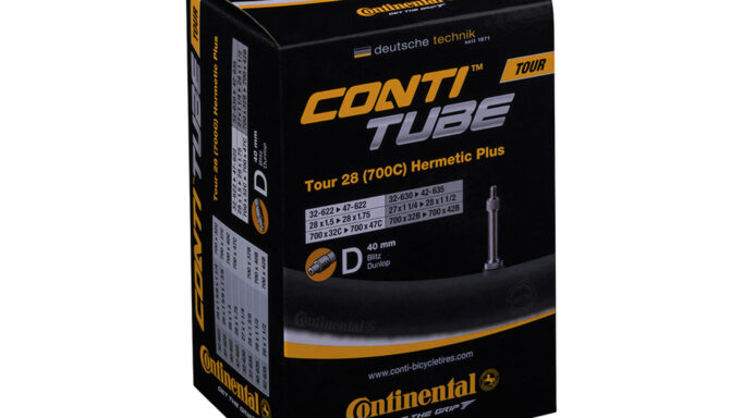 Continental | Tour Tube Hermetic Plus | 700 x 32-47c (32-47x622)/(42-635) | Dunlop 40 mm