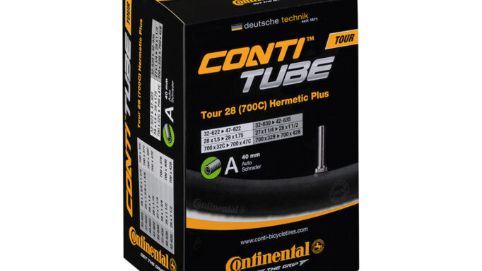 Continental | Tour Tube Hermetic Plus | 700 x 32-47c (32-47x622)/(42-635) | Schrader 40 mm