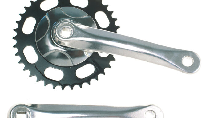 Lasco kranksæt 38T 170mm alu arm m. stål kædehjul