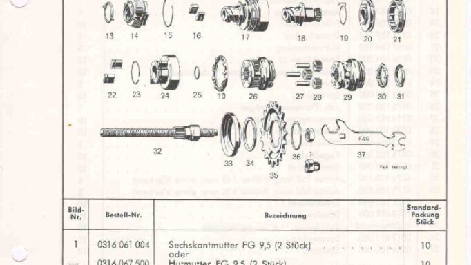 NOS Sachs Torpedo Duomatic R2110   0172 109 100 | Natur farvet