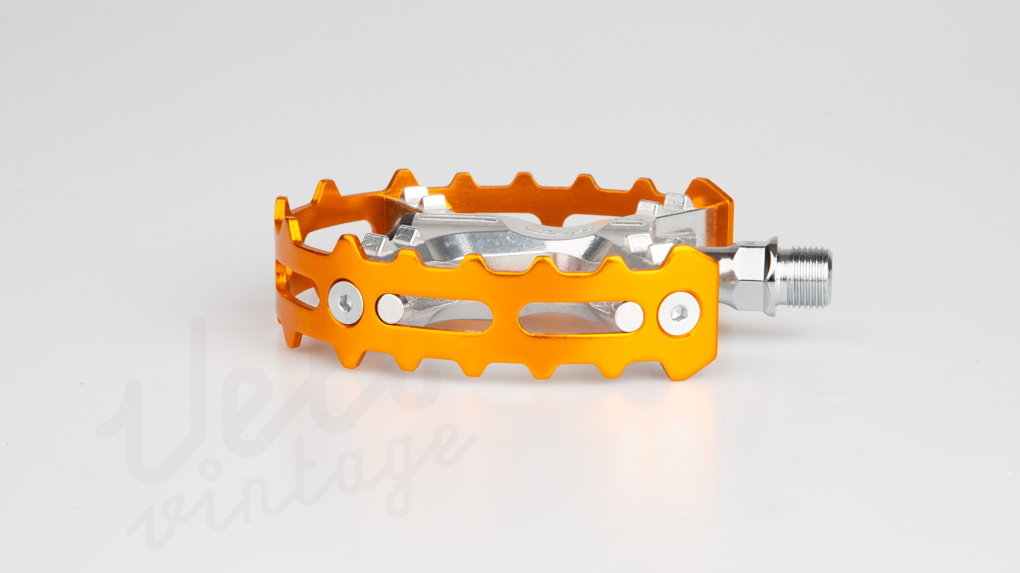 MKS XC III Pedal Bear Trap Pedals | Orange – Velovintage |