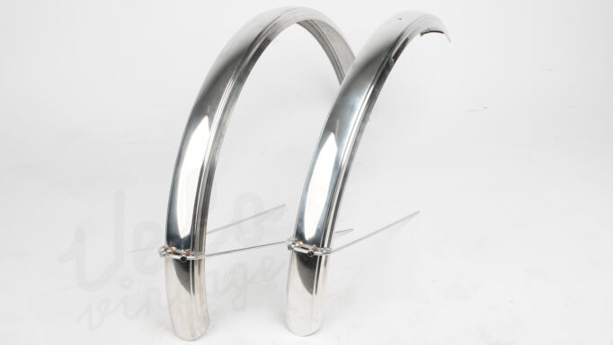 Velo Orange 700c Fluted 63mm Skærmsæt | Silver Polished