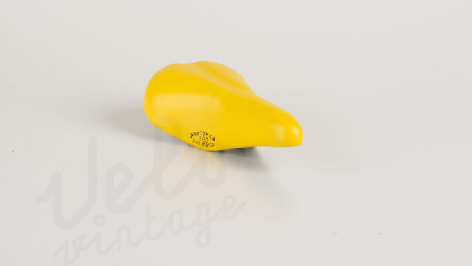NOS Vintage Selle San Marco Anatomica 387 Yellow Sadel