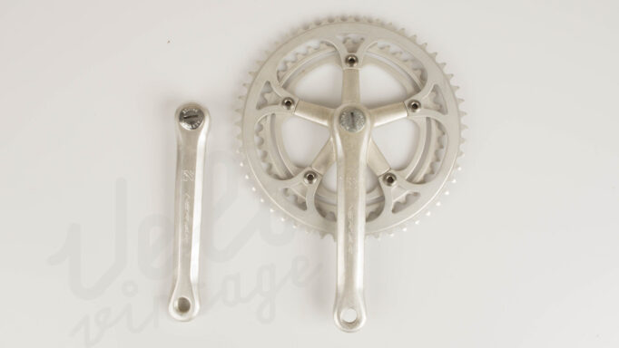 NOS/NIB Vintage Nerver Kranksæt |  52/42T | 170mm |  Anodiseret Alu | Incl Krankboks