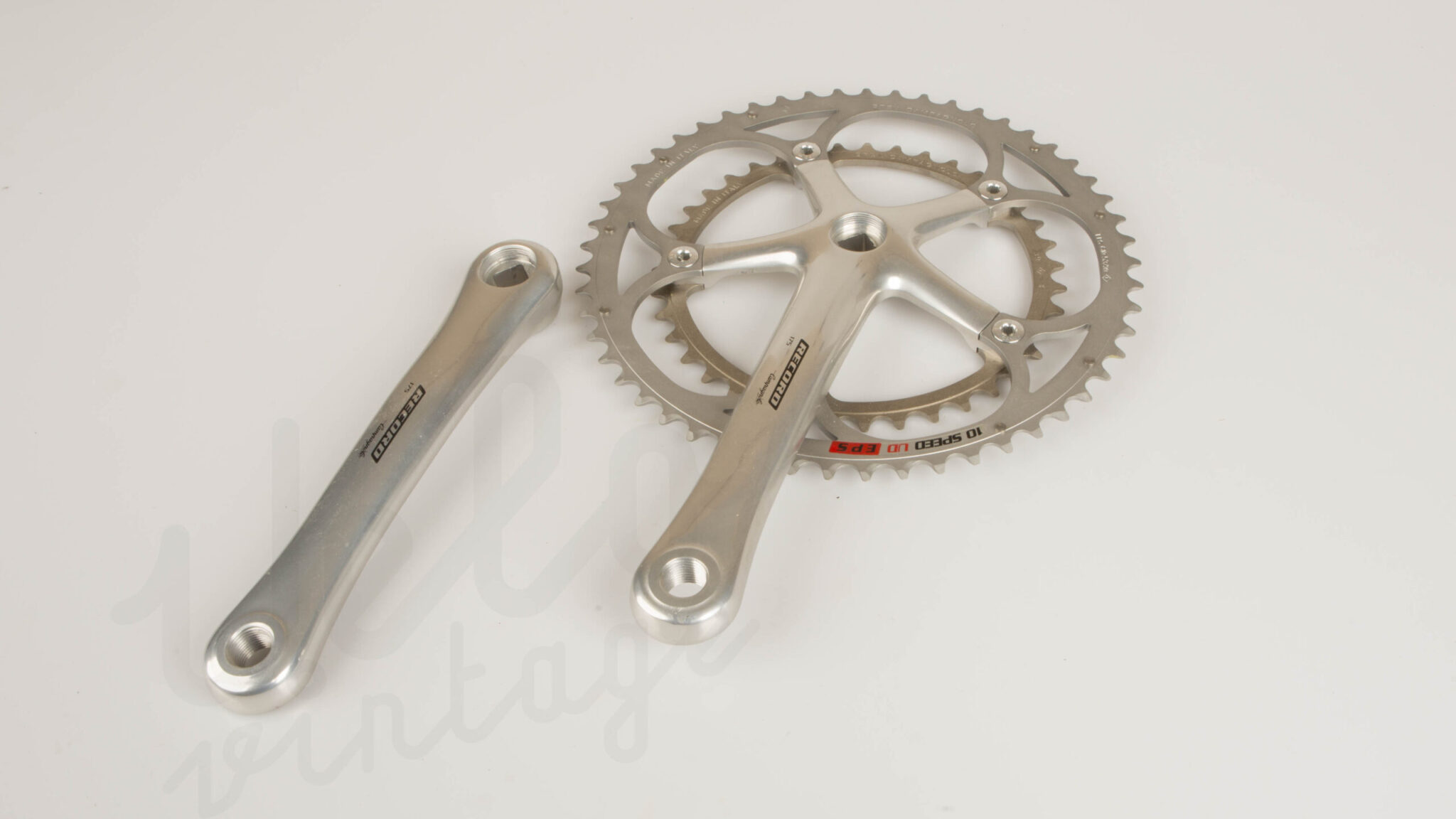 パーツ Campagnolo Record 170mm 53-39t Campagnolo Record 10 Sp Crank Set / 170 mm / 53 / 39 T / 2000s