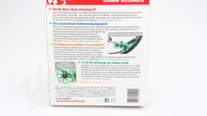 Finish Line Chain Cleaner Kit |  Kæderenser inkl. 120ml Degreaser & 60ml Wet olie