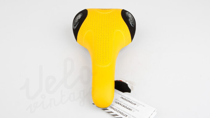 Vintage NOS Selle Italia Pro Link Genuine Gel Sadel | Gul
