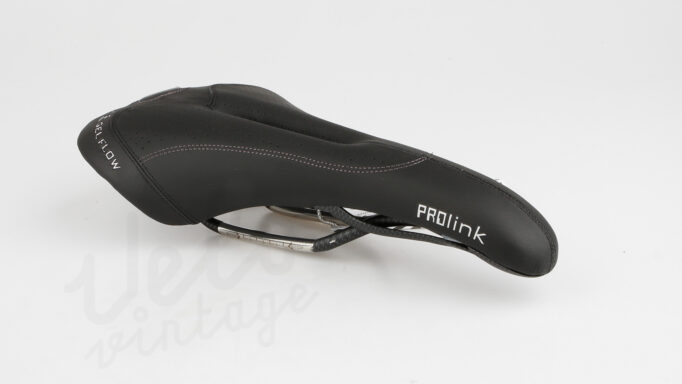 NOS Vintage Selle Italia Pro Link Gel Flow Læder Sadel | Vanox Rails