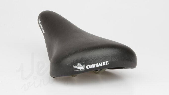 Vintage NOS San Marco Corsaire Sadel | Sort