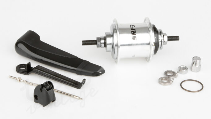 Sturmey Archer SRF3 3-gear Nav |  Friløb | 36H | Alu |  Incl udstyr