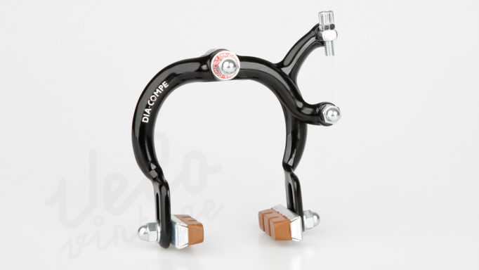 Dia-Compe Classic MX890 Bremsekaliber | Bagbremse | Lang 68-86mm | Sort