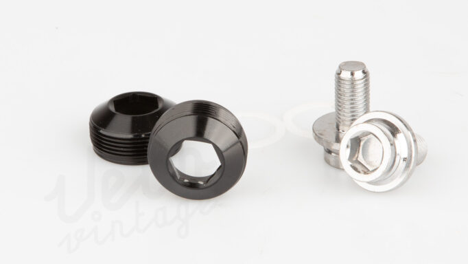 BLB Alu Krank Kapsler / Bolte | Sæt | Sort