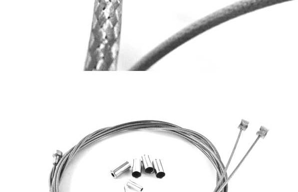 Velo-Orange Metallic Braid Derailleur Cable Kits