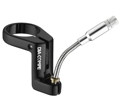 Dia-Compe 1707 Clamp On Brake Cable Hanger | 1 1/8" - Black