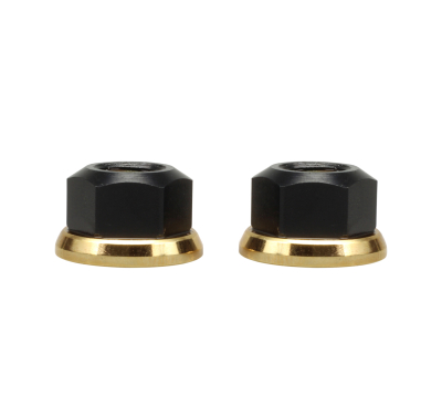 Runwell Elite Hub Nut | M10 | Sort / Guld