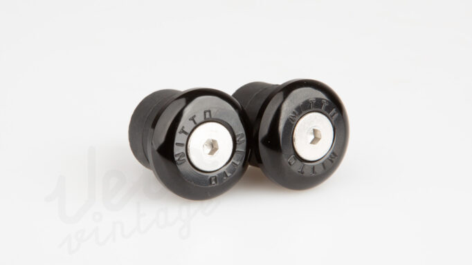 Nitto Aluminium Styrpropper | 15.5-17mm Expander | Sort | 2. Stk