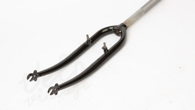 Forgaffel Stål 26" MTB | 1-1/8" Med Gevind | Sort