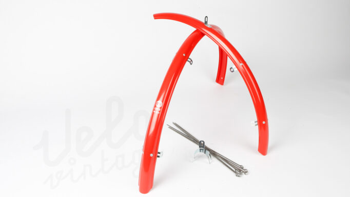 NOS RW Clipper De Luxe Skærmsæt | 27" / 700c | Rød