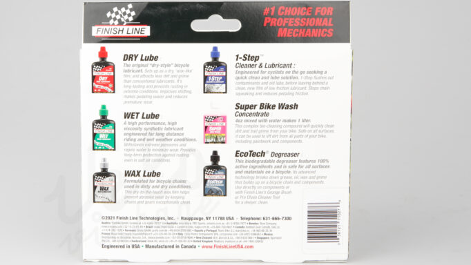 Finish Line Premium Value Pack | Degreaser / Wet Olie / Super Bikewash