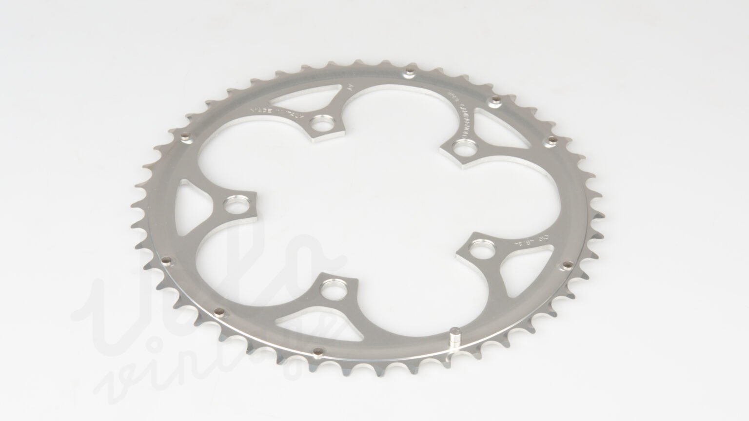 Plateau De Chaîne TA Cyclotourist Pro 5 Vis - 48 Dents Extérieur, Couleur Argent - Pour Vélo Route/trekking