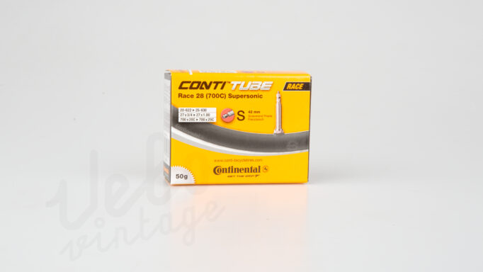 Continental | Race Tube Supersonic | 700 x 20-25c (20-25x622-630) | Presta Racerventil (Aftagelig Kerne) 42 mm
