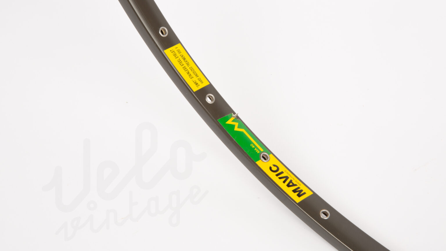 Lot De 2 Jantes MAVIC MA40 Dark Gray 700c – Pour Pneus Clincher, 36 Trous, Occasion