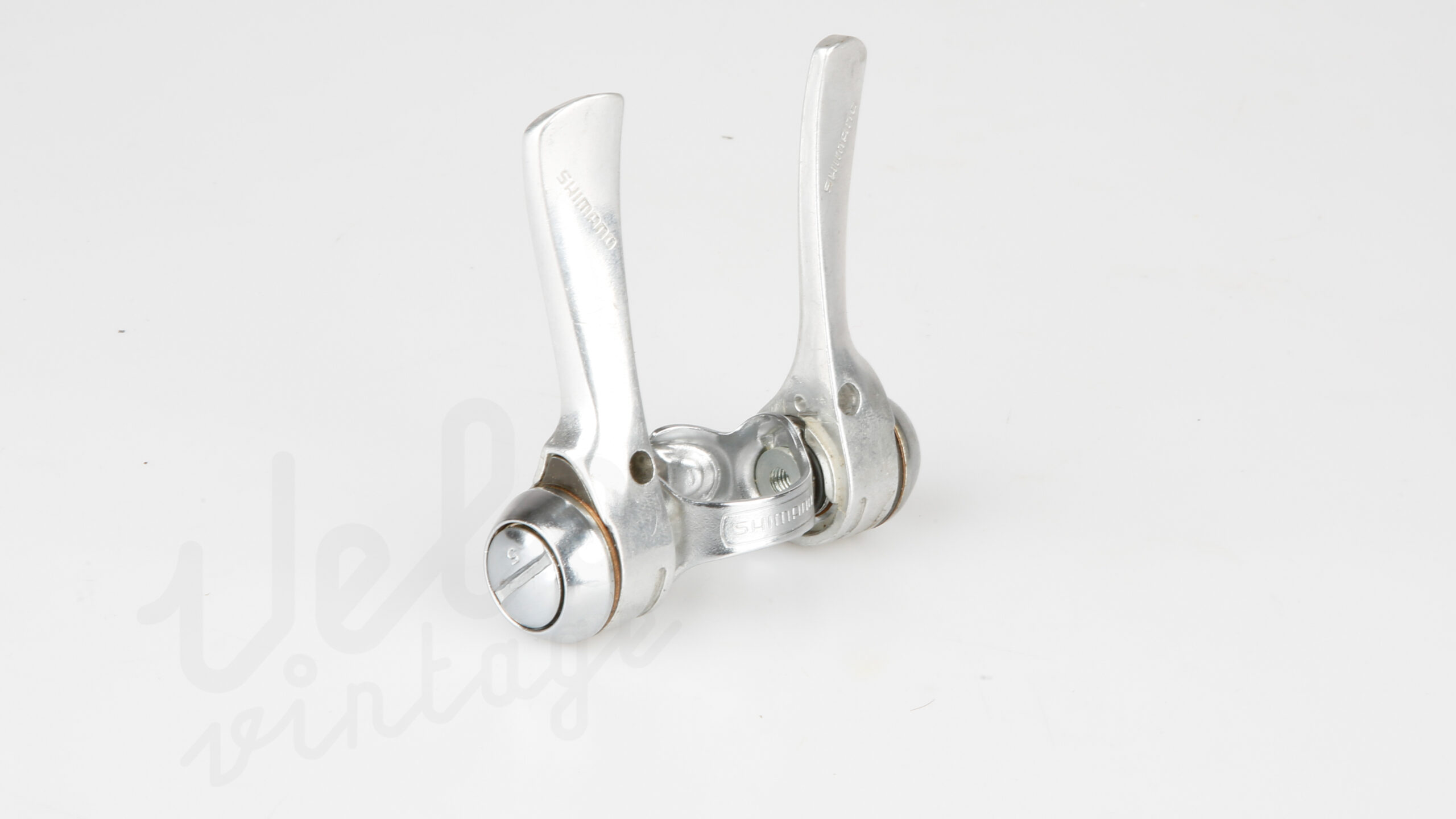 NOS Shimano 422 Dobbel  Skrårørskifter (downtube shifter) | ø28,6mm Spændebånd