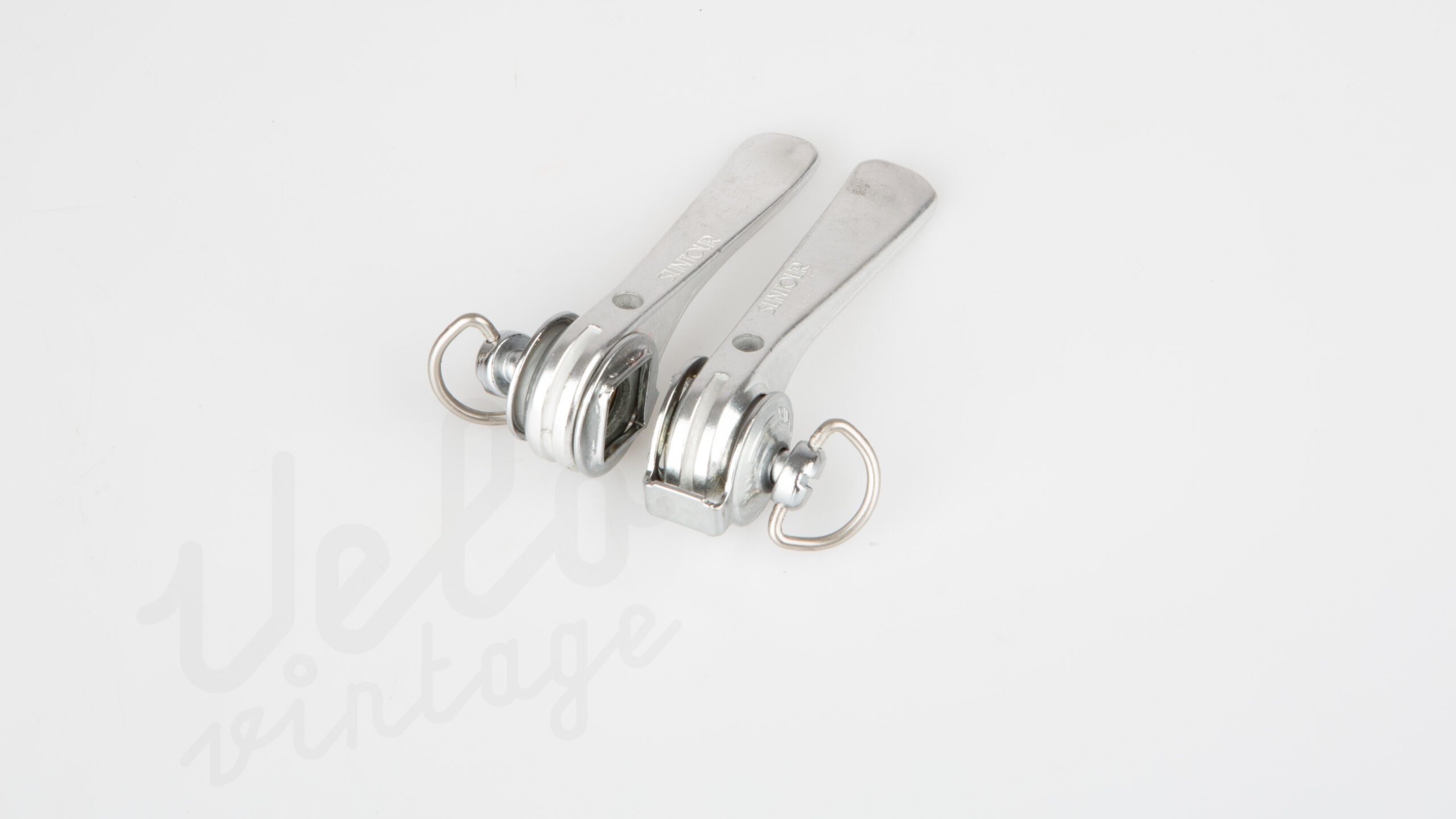 NOS Suntour Cyclone Friktions Gearvælger Til skrårør Montering (downtube Shifter) | Braze on