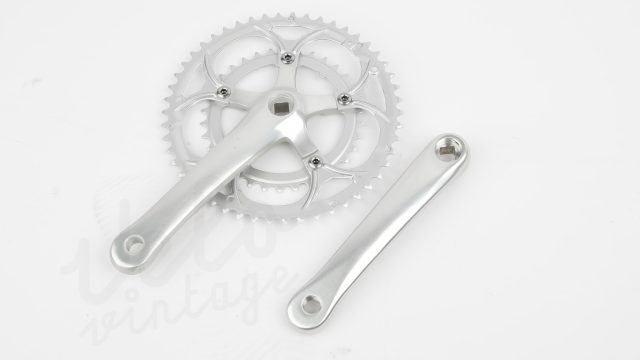 Kranksæt 50/34T Alu Silver