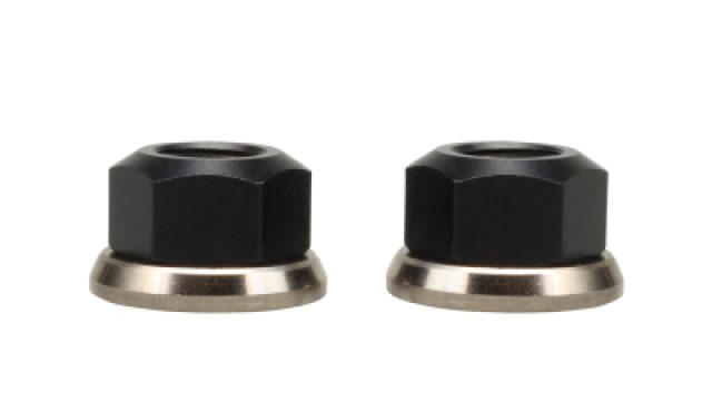 Runwell Elite Hub Nut - Black / Silver