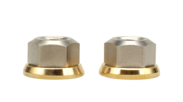 Runwell Elite Hub Nut - Silver / Gold