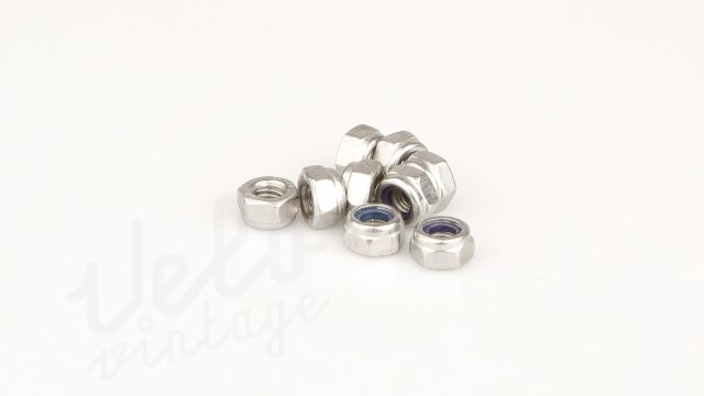 Låsemøtrik 6mm Rustfri | 10 Stk Pose