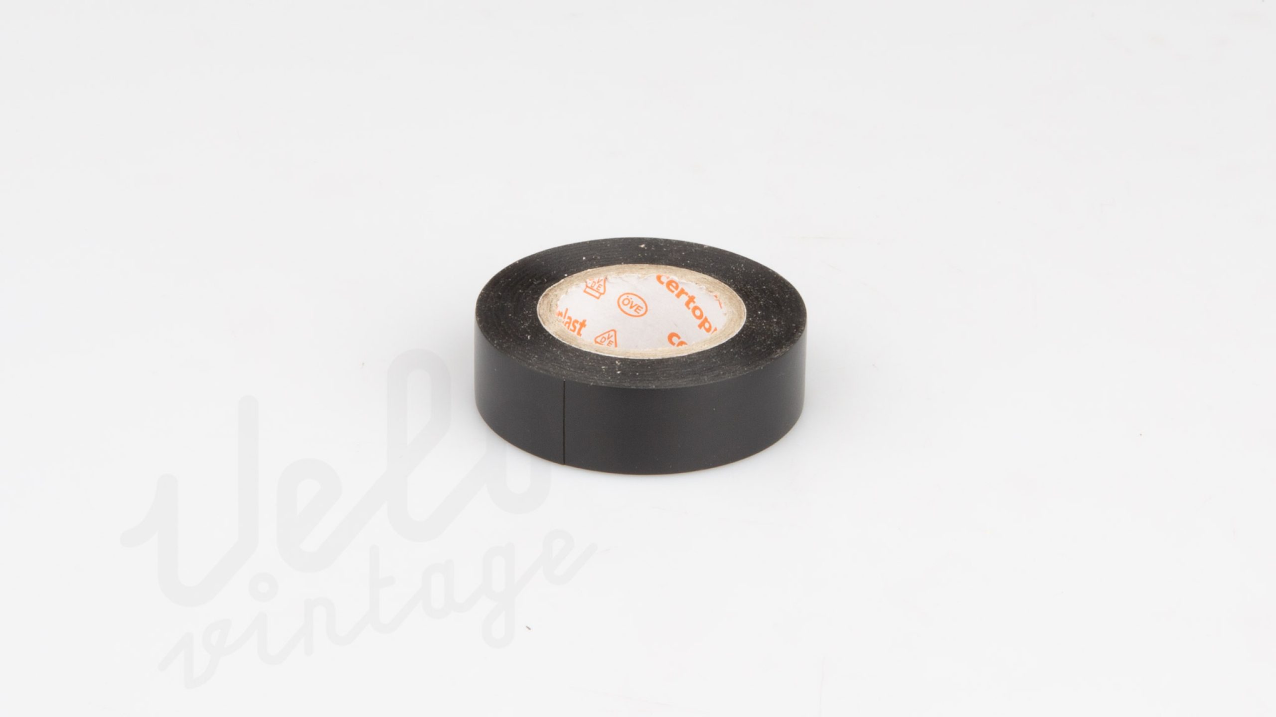 1 rulle afslutningstape til styrbånd Sort