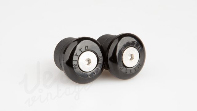 Nitto Bar End Plugs Aluminium  | Black