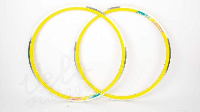 NOS Rigida DP18 Rims Yellow