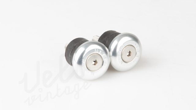 Nitto Bar End Caps | 15,5-17mm | Aluminium | Silver
