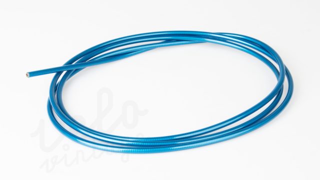 Yokozuna Vintage Stainless Steel Brake Cable Housing – Clear Blue