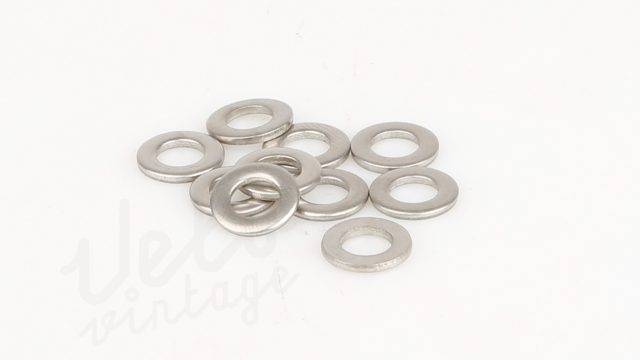 Pose med 10 stk Rustfri skiver M6