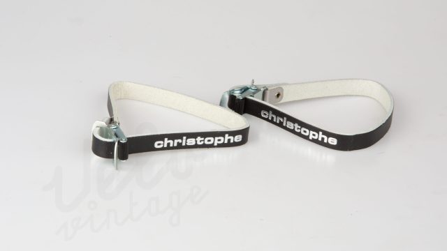 Zefal Christophe Leather Toe Straps Black-3